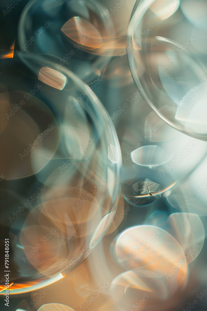 Poster abstract background with reflections and caustics. hi-tech. futuristic background image. created wit