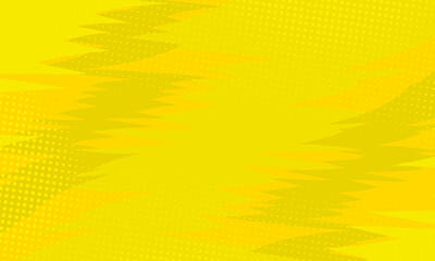 Abstract yellow background with dot halftone - obrazy, fototapety, plakaty