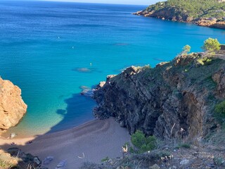 Splendid Mediterranean beach on the Costa Brava in Spain