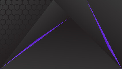 ABSTRACT DARK BACKGROUND WITH GEOMETRIC SHAPES PURPLE GRADIENT COLOR DESIGN VECTOR TEMPLATE GOOD FOR MODERN WEBSITE, WALLPAPER, COVER DESIGN, LANDING PAGE