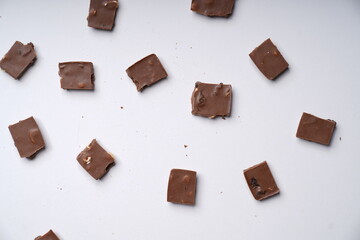 pieces of chocolate