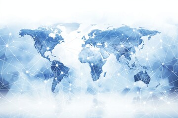 Global Network background, news broadcast background, news background, global world background, Digital AI background, AI background, network background