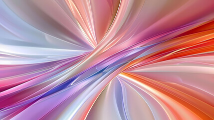 Abstract Swirling Colors in a Smooth Flow