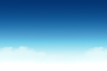 abstract blue sky gradient background wth clouds