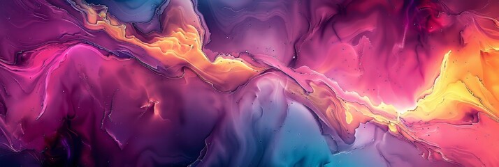 Dreamy Flow: Abstract Background in Vivid Colors