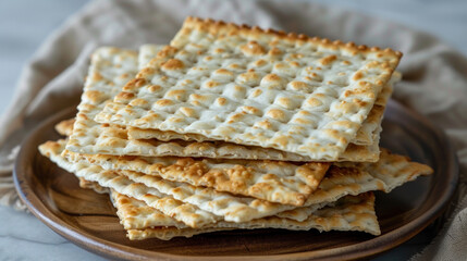 Matzah Celebratory Ornate Design Concept., Pesach celebration, Jewish Holiday, Passover sharing and celebrating 