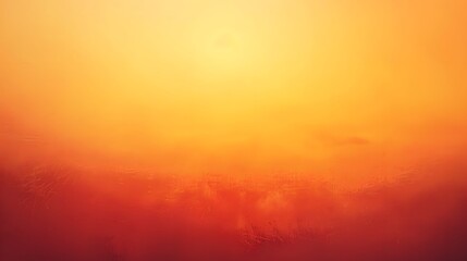 a vintage solid color gradient background featuring a warm sunset orange tone, rendered in high...