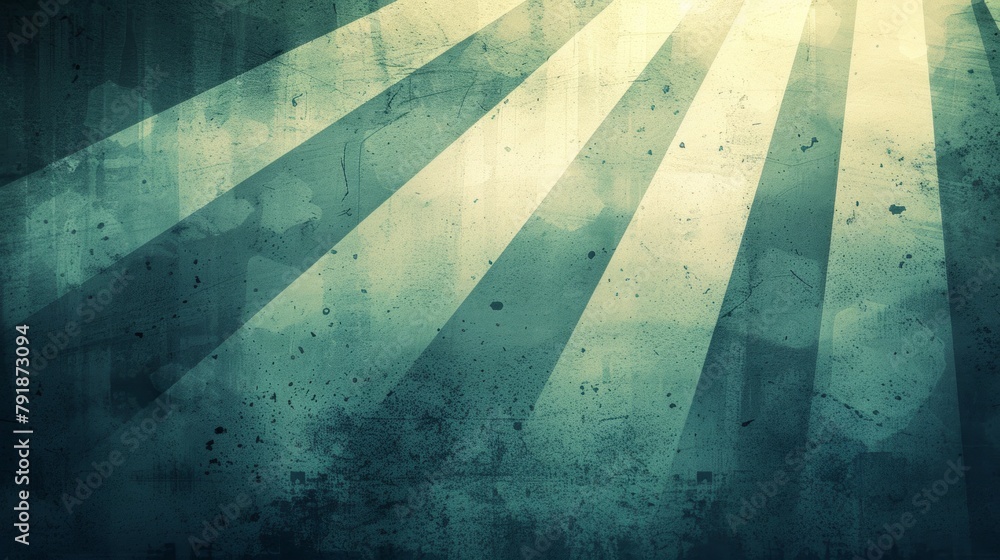 Poster abstract colorful background with stripes and lines in grunge retro style