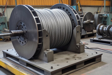 carbon steel cable сreated with Generative Ai