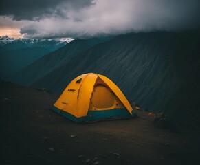 tent in the mountains © Hunza