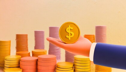 coins and graph
