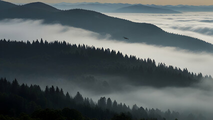 Fototapeta premium Sunrises in the mountain