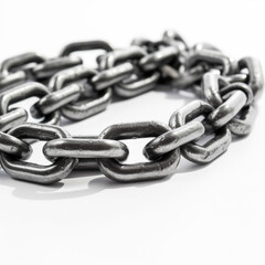 photography of carbon steel chain, product catalog сreated with Generative Ai