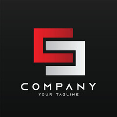 Alphabet logo illustration logo vector of letter S