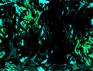 Check Seamless Pattern. Abstract Geometric Corduroy. Floral Diagonal. Tie Dye Retro Illustration for Denim. Stripes and Swirls Batik Jeans Background. Watercolor Imitation of Tartan Velvet Textile..