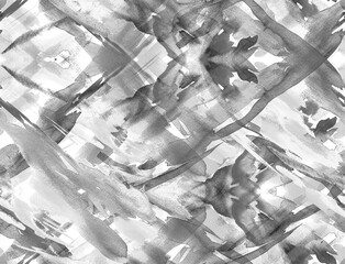 Check Seamless Pattern. Stripes and Swirls Batik Jeans Background. Abstract Geometric Corduroy. Floral Diagonal. Tie Dye Retro Illustration for Denim. Watercolor Imitation of Tartan Velvet Textile..