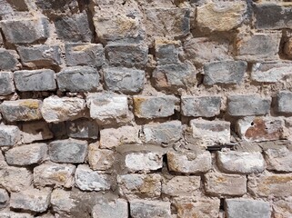 Old brick texture. blanks for design. Cracked brick