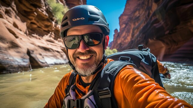 Canyoneering, Cliffside rappelling, Canyon explorations, Adventure abseiling, Harness and gear, Vertical descents, Rocky landscapes,