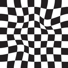 Wide format checkered patteren, background. Chequered backdrop. Chessboard, checkerboard texture