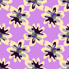 Vibrant pink floral pattern, creating a symmetrical and visually pleasing design.