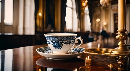 Cup of tea in the royal palace.