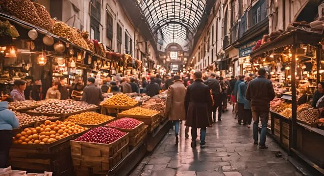 Spice market in Istanbul.