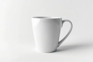 Fototapeta premium Blank Canvas: Coffee Mug on White Background