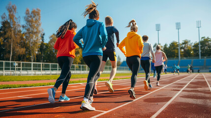 Obraz premium Fitness friendship. 