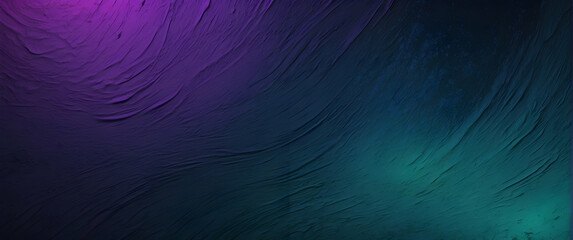 A digital art piece showcasing expressive brushstrokes in purple and teal hues, vibrant and dynamic