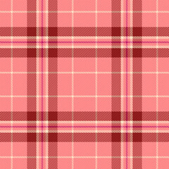 Plaid check tartan of background texture vector with a textile fabric pattern seamless.