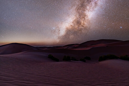 Milky Way over the Abu Dhabi Al Quaa Desert