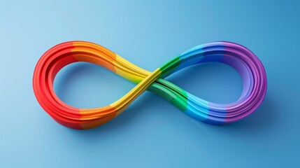 Vibrant World Autism Awareness Day Background Generative AI