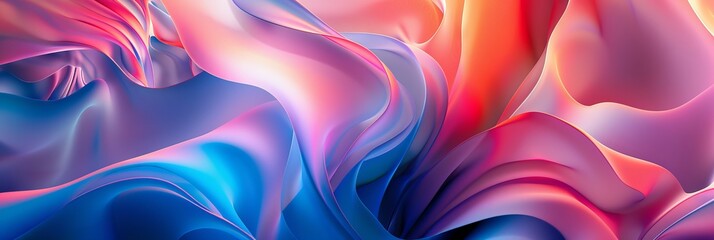 Flowing Forms: A Mesmerizing Abstract Background