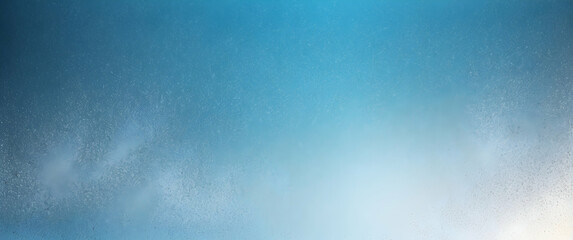 A serene blue gradient background resembling a misty glass surface with water droplets scattered throughout Perfect for calm and peaceful concepts