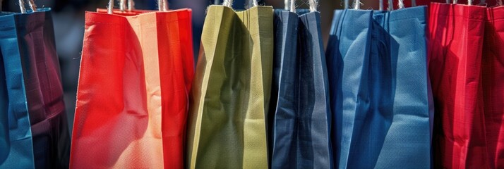 Eco-Friendly Shopping: Cloth Bags in Market