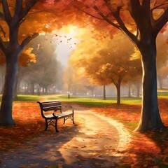 Golden Autumn: The Magic of Park Mornings