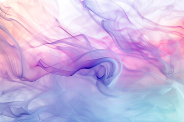 Abstract backdrop with stains of colorful incense smoke.