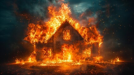 Insurance for a burning house.
