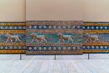 The Processional Way in the Pergamon Museum in Berlin, Germany