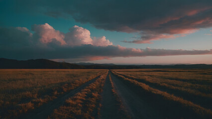 Beatiful and charming landscape with lofi vibes.