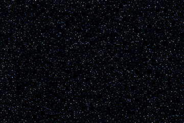 Stars in the night. Dark night blue sky with glowing stars. Galaxy space background. Celebration confetti backdrop. New Year and Christmas backgrounds concepts. 