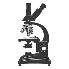 Silhouette microscope black color only