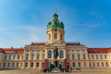 Fototapeta na wymiar Charlottenburg Palace, a Baroque palace in Berlin, Germany