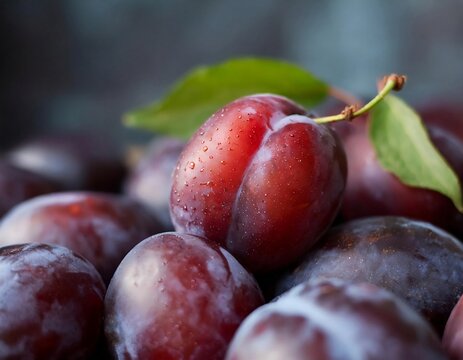 Plums Close-up