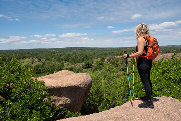 Woman Hiking