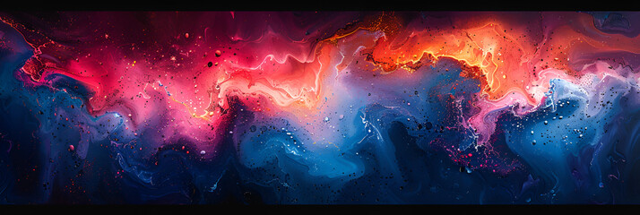 Blue, Red, and Pink Abstract Artwork,
Red Blue Purple Space Background
