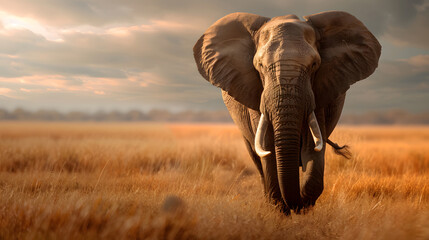African elephant wildlife safari