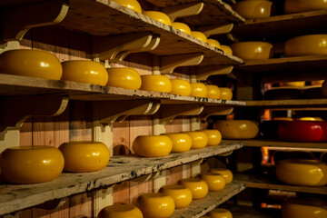 Zaanse Schans, traditional cheese factory, Zaanstad Municipality, European Route of Industrial...