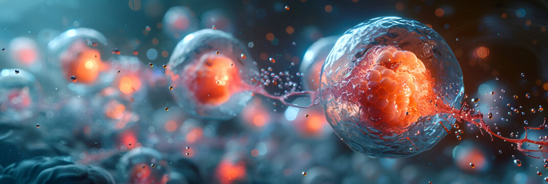 Embryo Development Stages and Embryology or Embr ,
Captivating dance of shimmering molecular bubbles
