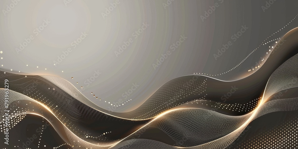 Aufkleber a wave of light and dark colors with a shiny, metallic sheen. the colors are swirling and overlappin